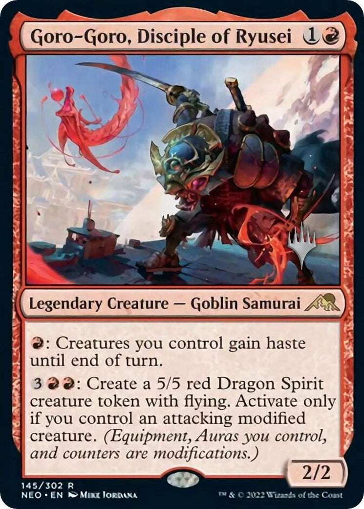 Image for Goro-Goro, Disciple of Ryusei (Promo Pack: Kamigawa: Neon Dynasty) (145) - Magic: The Gathering