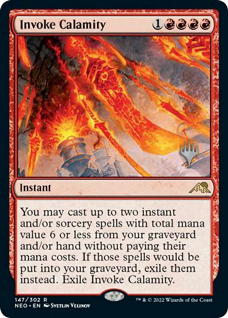 Image for Invoke Calamity (Promo Pack: Kamigawa: Neon Dynasty) (147) - Magic: The Gathering