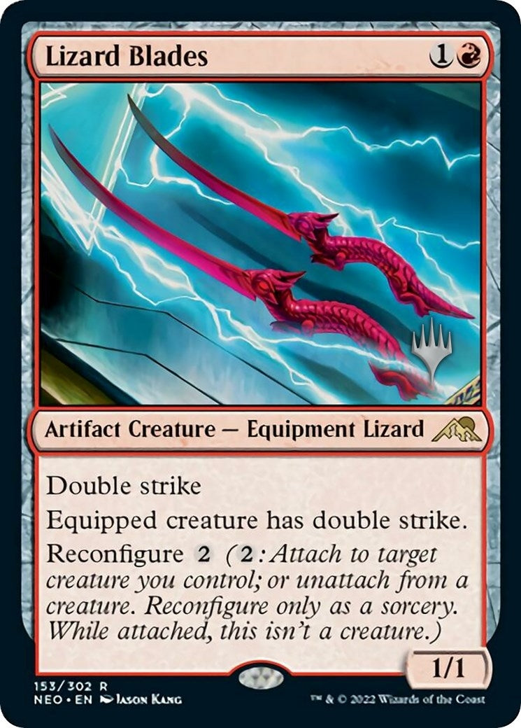 Image for Lizard Blades (Promo Pack: Kamigawa: Neon Dynasty) (153) - Magic: The Gathering