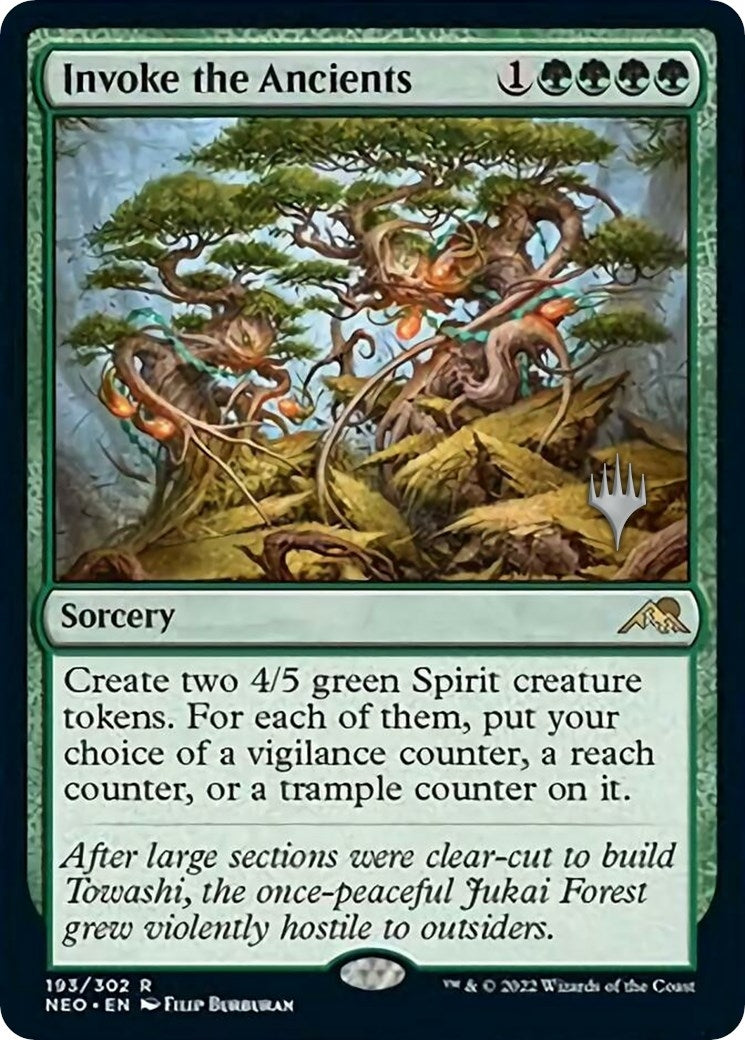 Image for Invoke the Ancients (Promo Pack: Kamigawa: Neon Dynasty) (193) - Magic: The Gathering