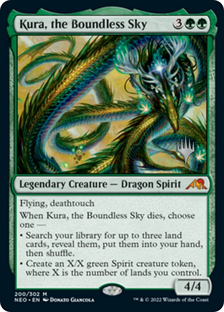 Image for Kura, the Boundless Sky (Promo Pack: Kamigawa: Neon Dynasty) (200) - Magic: The Gathering