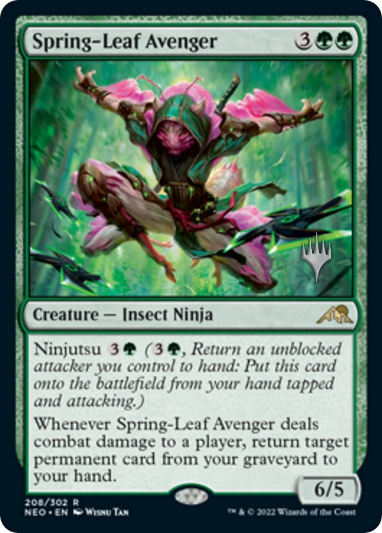 Image for Spring-Leaf Avenger (Promo Pack: Kamigawa: Neon Dynasty) (208) - Magic: The Gathering