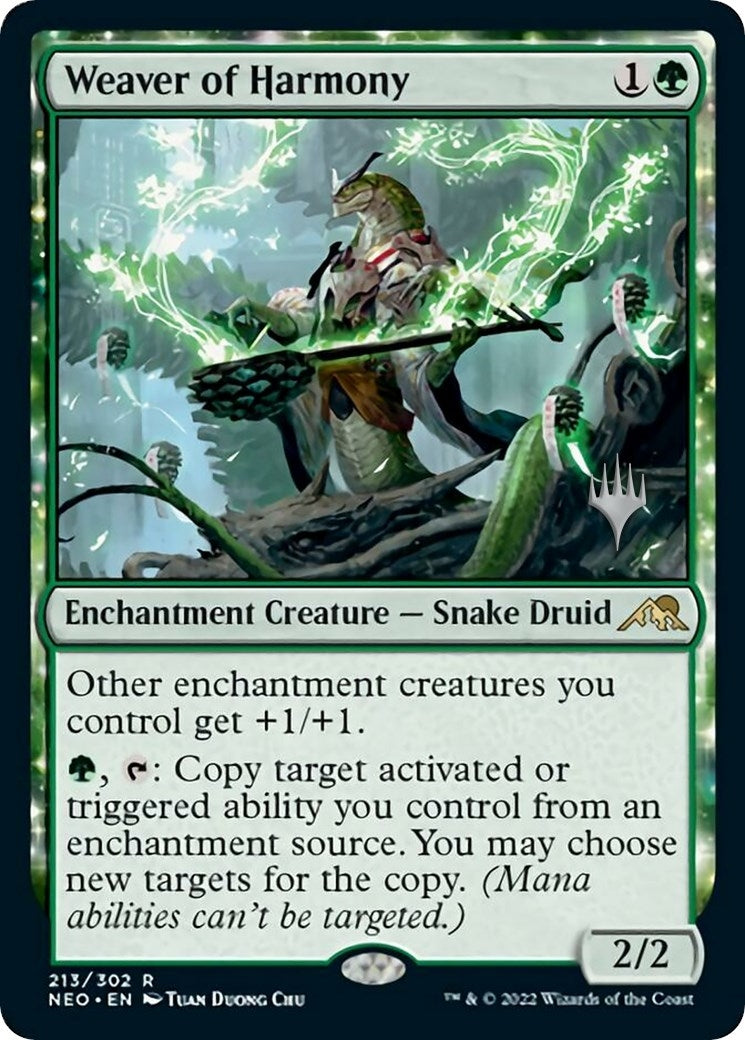 Image for Weaver of Harmony (Promo Pack: Kamigawa: Neon Dynasty) (213) - Magic: The Gathering