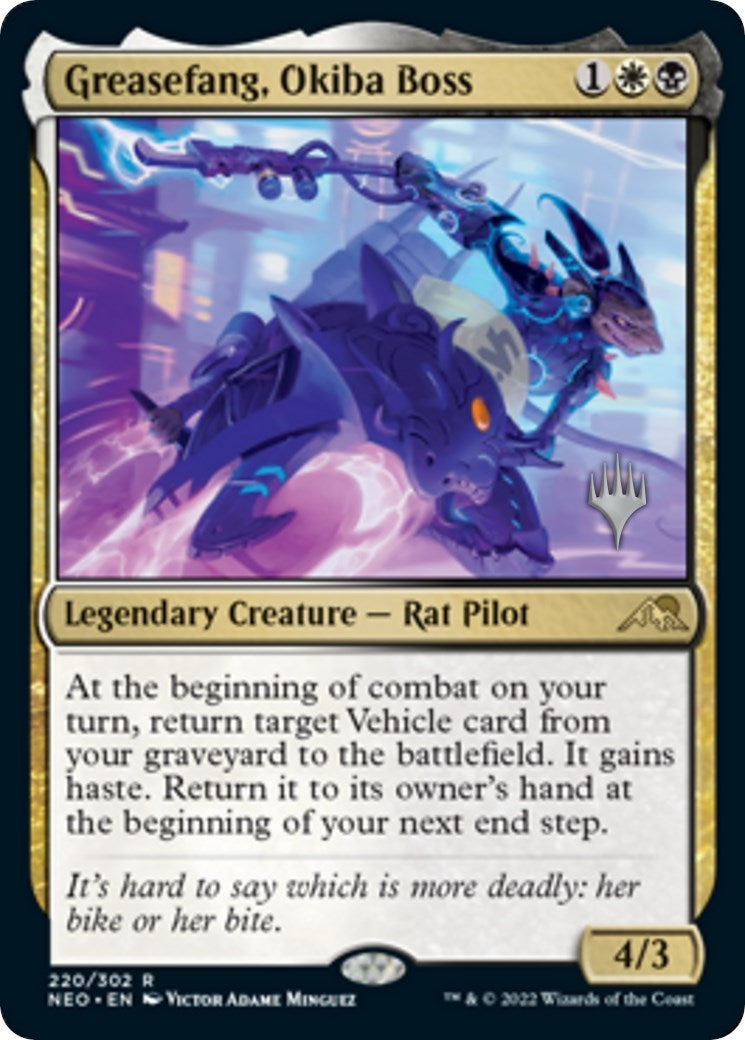 Image for Greasefang, Okiba Boss (Promo Pack: Kamigawa: Neon Dynasty) (220) - Magic: The Gathering