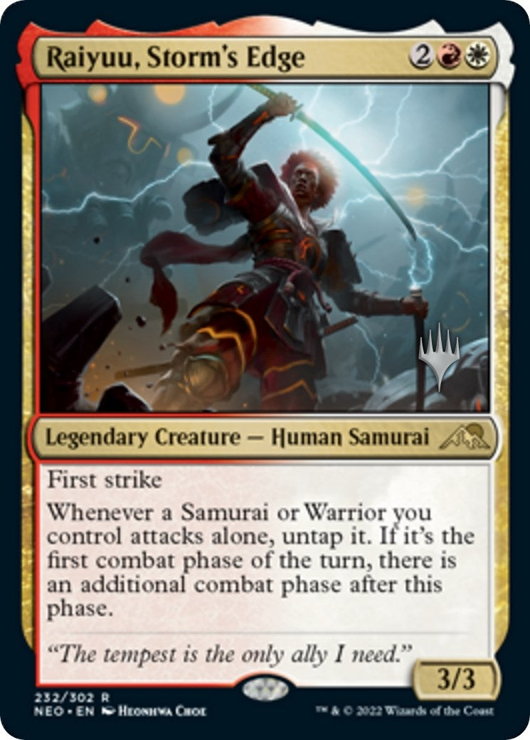 Image for Raiyuu, Storm's Edge (Promo Pack: Kamigawa: Neon Dynasty) (232) - Magic: The Gathering