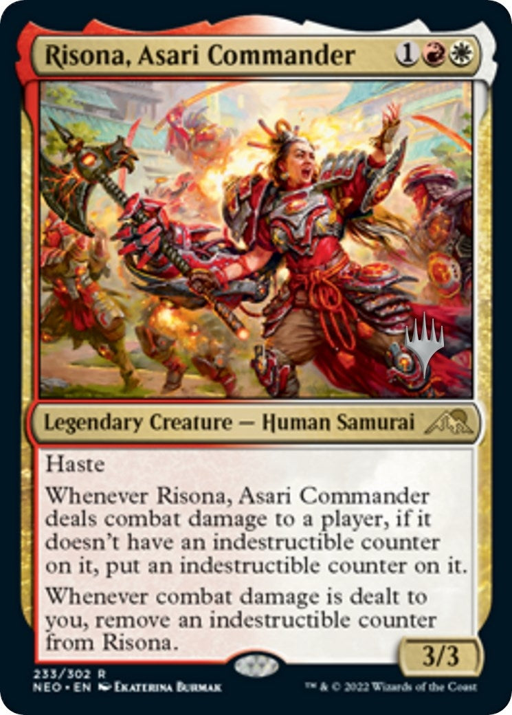 Image for Risona, Asari Commander (Promo Pack: Kamigawa: Neon Dynasty) (233) - Magic: The Gathering