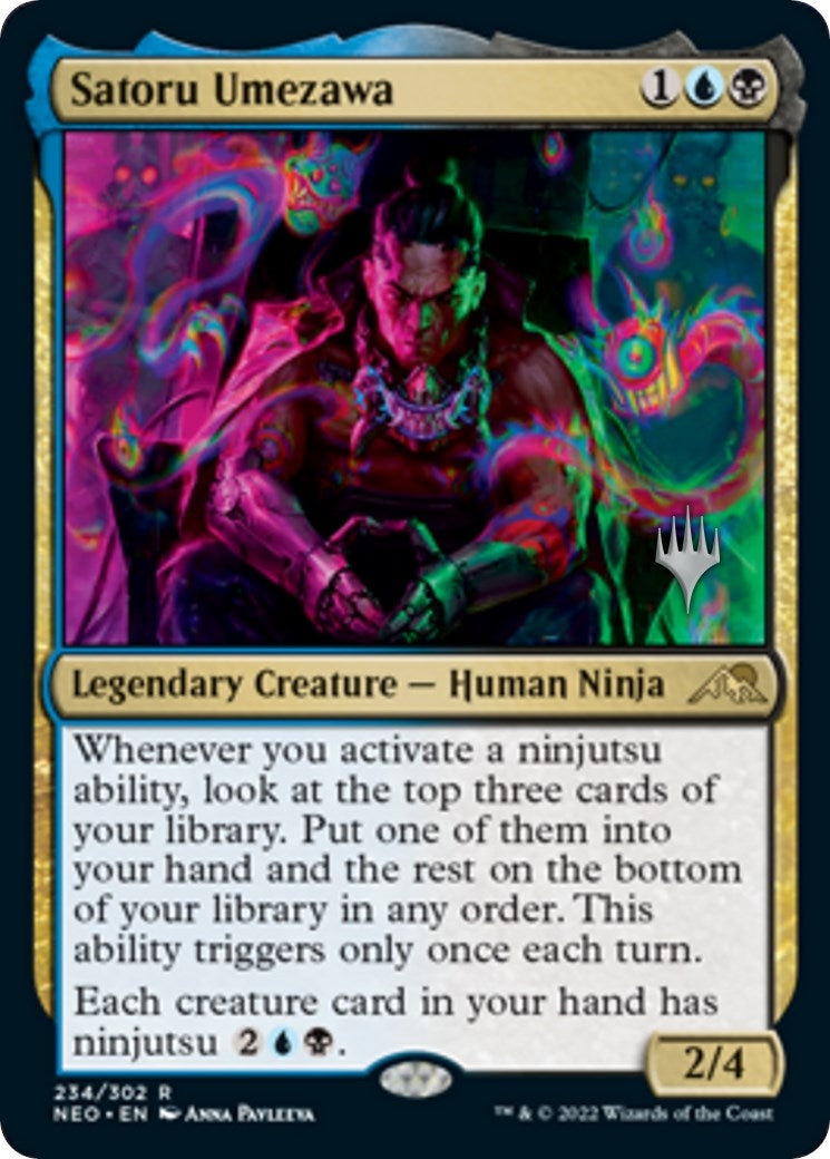 Image for Satoru Umezawa (Promo Pack: Kamigawa: Neon Dynasty) (234) - Magic: The Gathering