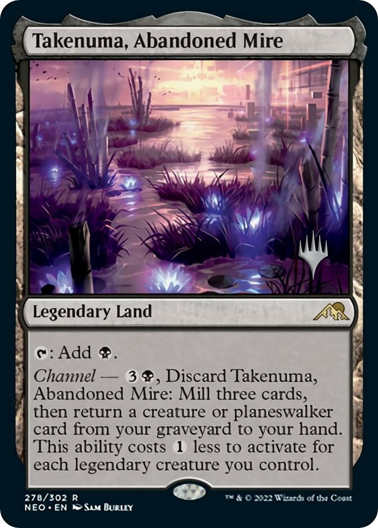 Image for Takenuma, Abandoned Mire (Promo Pack: Kamigawa: Neon Dynasty) (278) - Magic: The Gathering