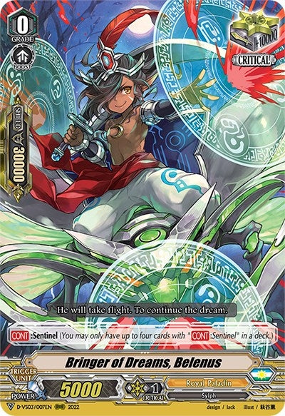 Image for Bringer of Dreams, Belenus (D-VS03: V Clan Collection Vol.3) (D-VS03/007EN) - Cardfight Vanguard