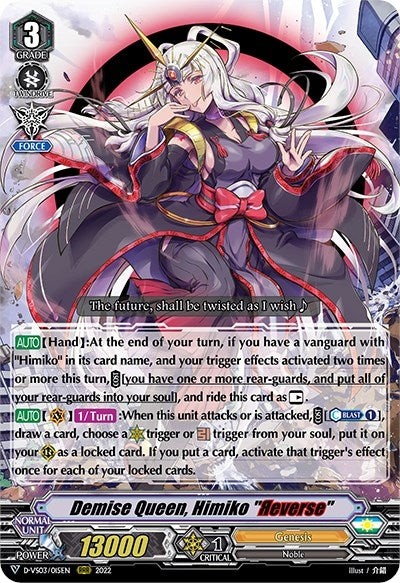Image for Demise Queen, Himiko "Reverse" (D-VS03: V Clan Collection Vol.3) (D-VS03/015EN) - Cardfight Vanguard