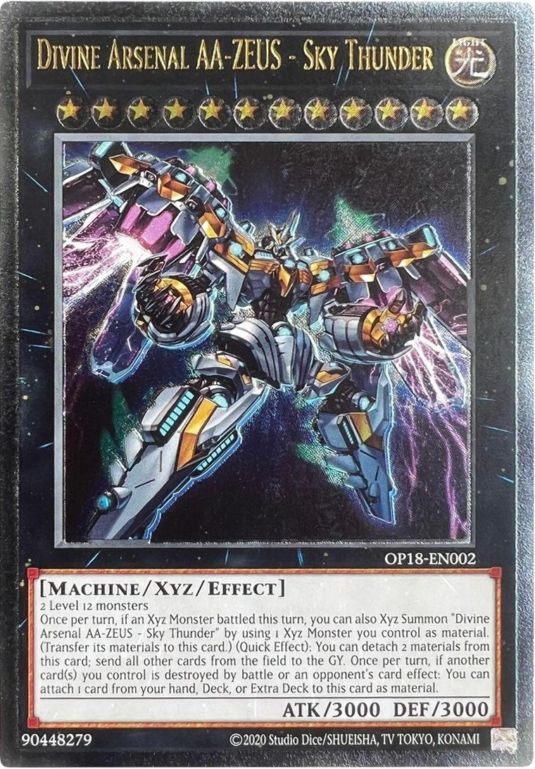 Image for Divine Arsenal AA-ZEUS - Sky Thunder (UTR) (OTS Tournament Pack 18) (OP18-EN002) - YuGiOh