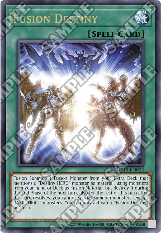 Image for Fusion Destiny (UTR) (OTS Tournament Pack 18) (OP18-EN003) - YuGiOh