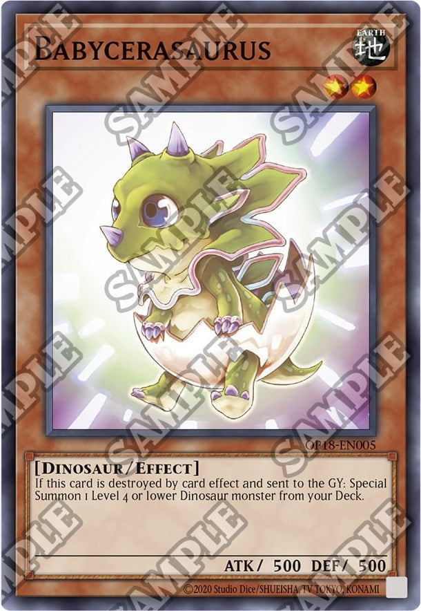 Image for Babycerasaurus (OTS Tournament Pack 18) (OP18-EN005) - YuGiOh