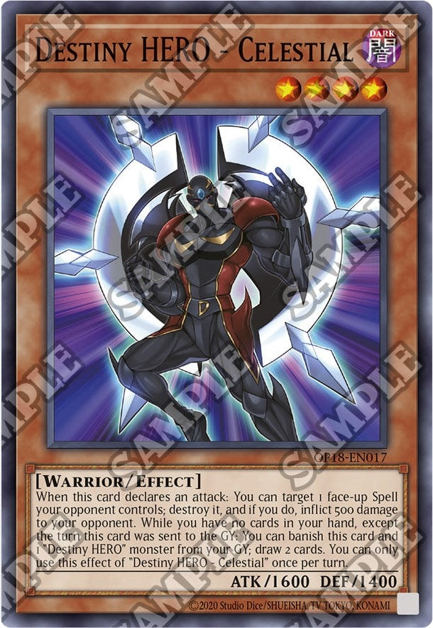 Image for Destiny HERO - Celestial (OTS Tournament Pack 18) (OP18-EN017) - YuGiOh