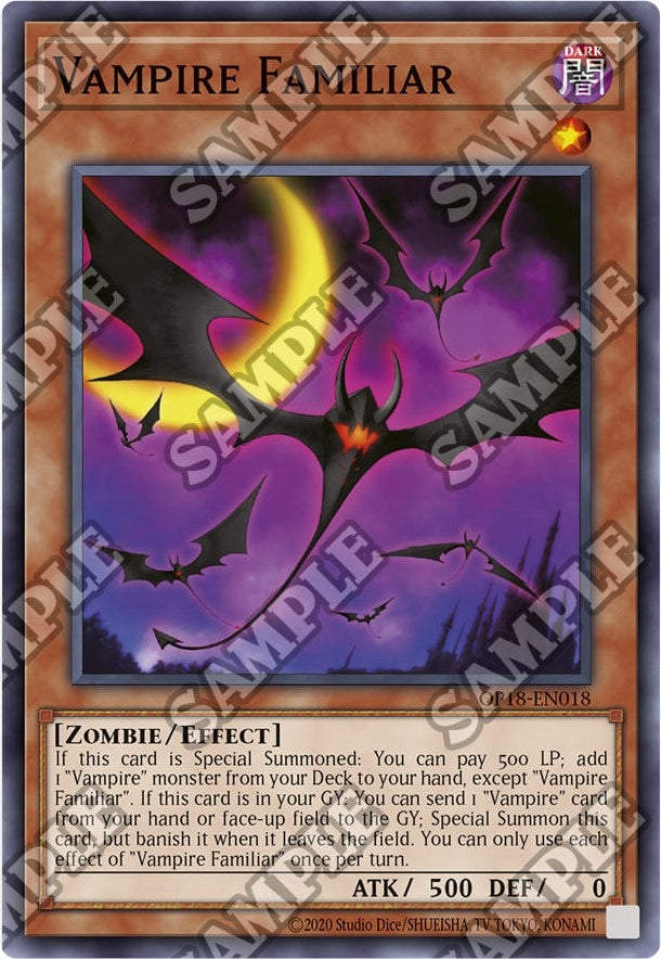 Image for Vampire Familiar (OTS Tournament Pack 18) (OP18-EN018) - YuGiOh