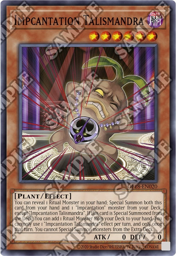 Image for Impcantation Talismandra (OTS Tournament Pack 18) (OP18-EN020) - YuGiOh