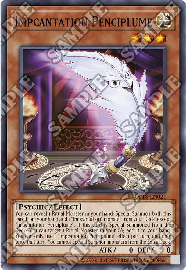 Image for Impcantation Penciplume (OTS Tournament Pack 18) (OP18-EN021) - YuGiOh