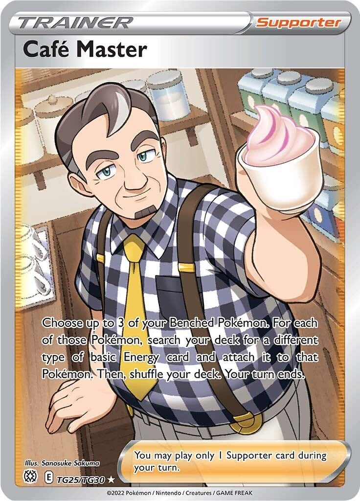 Image for Cafe Master (SWSH09: Brilliant Stars Trainer Gallery) (TG25/TG30) - Pokemon
