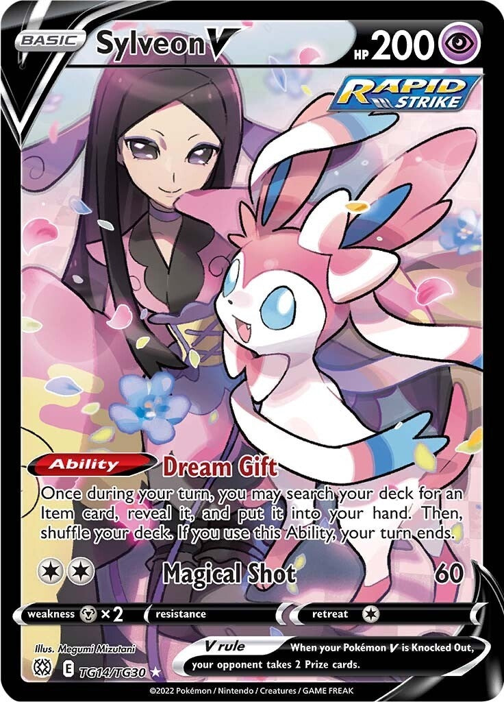 Image for Sylveon V (SWSH09: Brilliant Stars Trainer Gallery) (TG14/TG30) - Pokemon