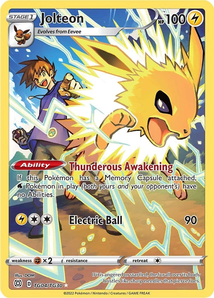 Image for Jolteon (SWSH09: Brilliant Stars Trainer Gallery) (TG04/TG30) - Pokemon