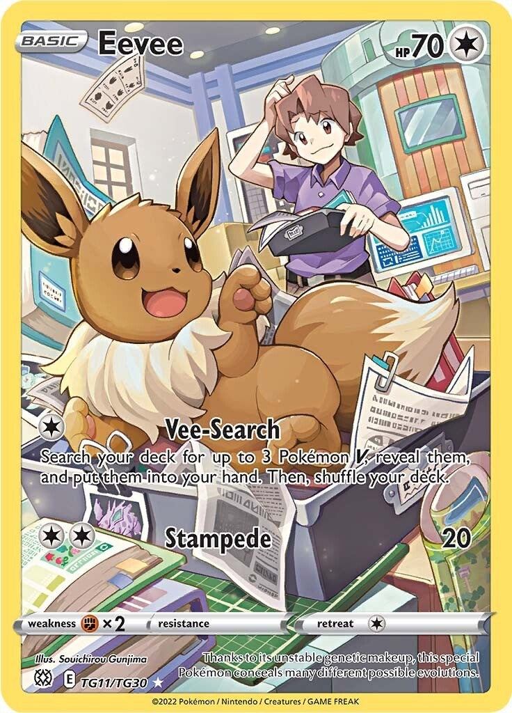 Image for Eevee (SWSH09: Brilliant Stars Trainer Gallery) (TG11/TG30) - Pokemon