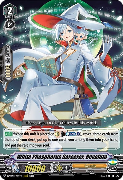 Image for White Phosphorus Sorcerer, Revoluta (D-VS03: V Clan Collection Vol.3) (D-VS03/019EN) - Cardfight Vanguard