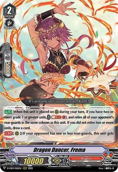 Image for Dragon Dancer, Frema (D-VS03: V Clan Collection Vol.3) (D-VS03/025EN) - Cardfight Vanguard