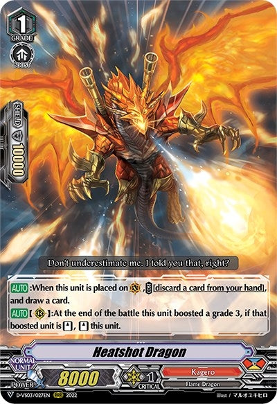 Image for Heatshot Dragon (D-VS03: V Clan Collection Vol.3) (D-VS03/027EN) - Cardfight Vanguard