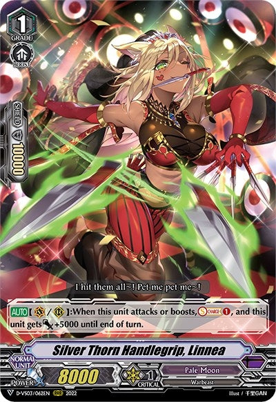 Image for Silver Thorn Handlegrip, Linnea (D-VS03: V Clan Collection Vol.3) (D-VS03/062EN) - Cardfight Vanguard