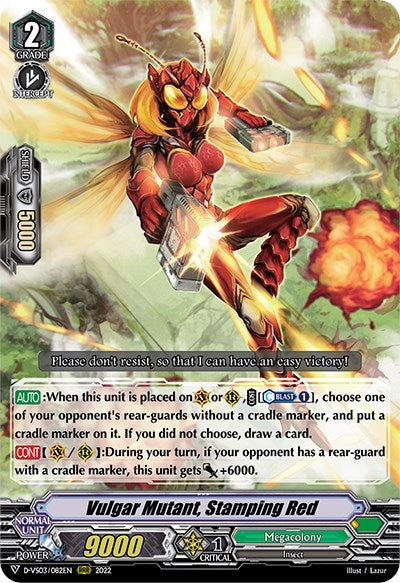 Image for Vulgar Mutant, Stamping Red (D-VS03: V Clan Collection Vol.3) (D-VS03/082EN) - Cardfight Vanguard