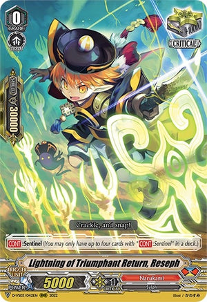 Image for Lightning of Triumphant Return, Reseph (D-VS03: V Clan Collection Vol.3) (D-VS03/042EN) - Cardfight Vanguard
