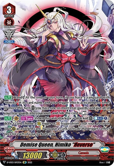 Image for Demise Queen, Himiko "Reverse" (SP) (D-VS03: V Clan Collection Vol.3) (D-VS03/SP03EN) - Cardfight Vanguard