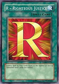 Image for R - Righteous Justice (Starter Deck: Jaden Yuki) (YSDJ-EN031) - YuGiOh
