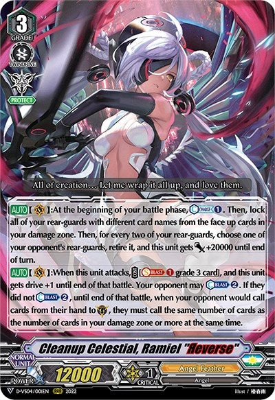 Image for Cleanup Celestial, Ramiel "Reverse" (D-VS04: V Clan Collection Vol.4) (D-VS04/001EN) - Cardfight Vanguard