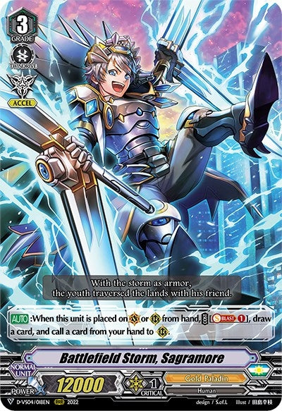 Image for Battlefield Storm, Sagramore (D-VS04: V Clan Collection Vol.4) (D-VS04/018EN) - Cardfight Vanguard