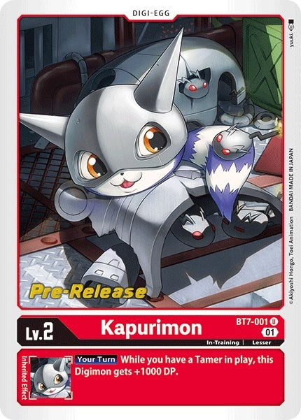 Image for Kapurimon (BT07_PR) (BT7-001 U) - Digimon Card Game