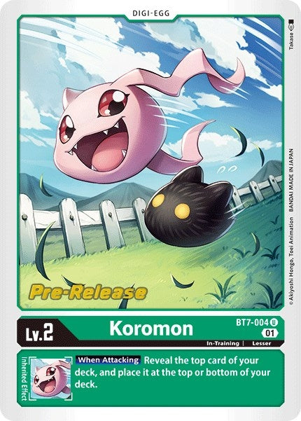 Image for Koromon (BT07_PR) (BT7-004 U) - Digimon Card Game