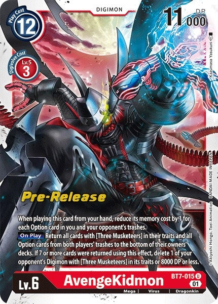 Image for AvengeKidmon (BT07_PR) (BT7-015 U) - Digimon Card Game