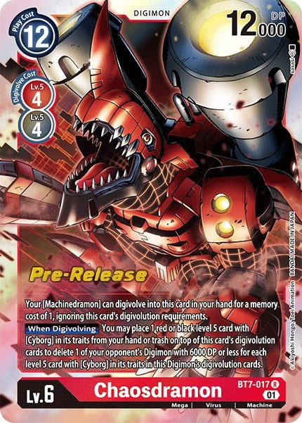 Image for Chaosdramon (BT07_PR) (BT7-017 R) - Digimon Card Game