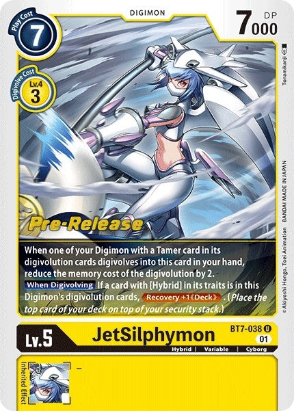 Image for JetSilphymon (BT07_PR) (BT7-038 U) - Digimon Card Game