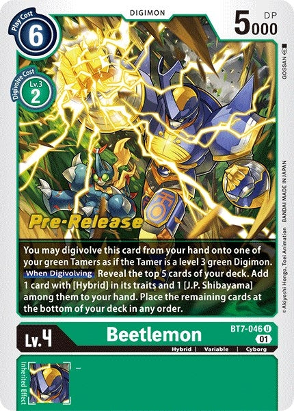 Image for Beetlemon (BT07_PR) (BT7-046 U) - Digimon Card Game