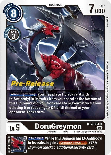 Image for DoruGreymon (BT07_PR) (BT7-064 U) - Digimon Card Game