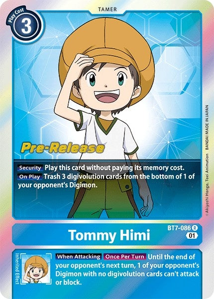 Image for Tommy Himi (BT07_PR) (BT7-086 R) - Digimon Card Game