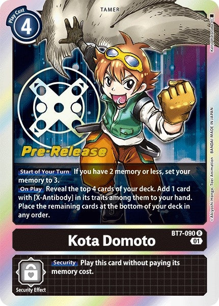 Image for Kota Domoto (BT07_PR) (BT7-090 R) - Digimon Card Game