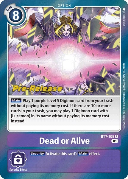 Image for Dead or Alive (BT07_PR) (BT7-109 R) - Digimon Card Game