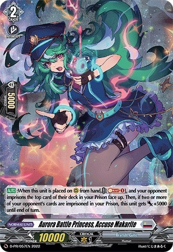 Image for Aurora Battle Princess, Accuse Makarite (Holo Foil) (D Promo Cards) (D-PR/057EN) - Cardfight Vanguard