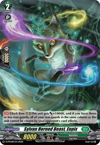 Image for Sylvan Horned Beast, Enpix (Holo Foil) (D Promo Cards) (D-PR/061EN) - Cardfight Vanguard