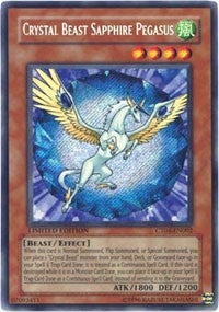 Image for Crystal Beast Sapphire Pegasus (2007 Collectors Tin) (CT04-EN002) - YuGiOh
