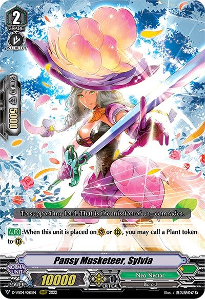 Image for Pansy Musketeer, Sylvia (D-VS04: V Clan Collection Vol.4) (D-VS04/081EN) - Cardfight Vanguard