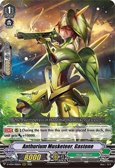 Image for Anthurium Musketeer, Gastone (D-VS04: V Clan Collection Vol.4) (D-VS04/082EN) - Cardfight Vanguard